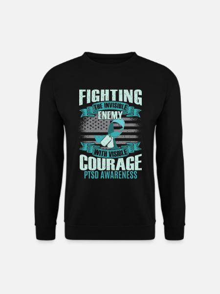 PTSD Awareness - Unisex Sweatshirt - black