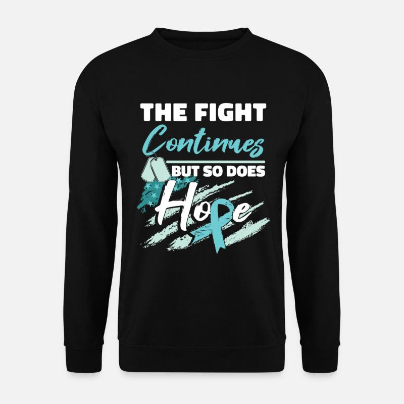PTBS-Krieger PTBS-Bewusstseinsmonat - Unisex Pullover - Schwarz