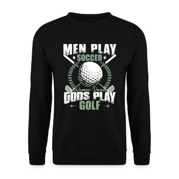 Les dieux jouent au golf - Sweat-shirt Unisexe - noir - Devant - Alina (178cm) & Michal (187cm)