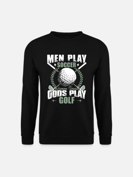 Gods Play Golf - Unisex Sweatshirt - black