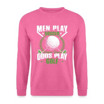Les dieux jouent au golf - Sweat-shirt Unisexe - rose - Devant