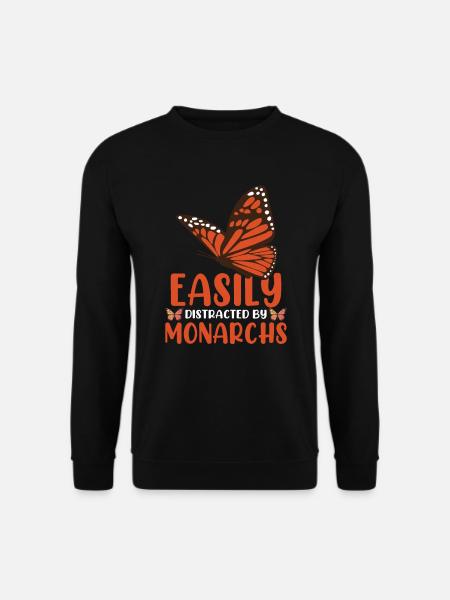 Facilement distrait par les monarques - Sweat-shirt Unisexe - noir