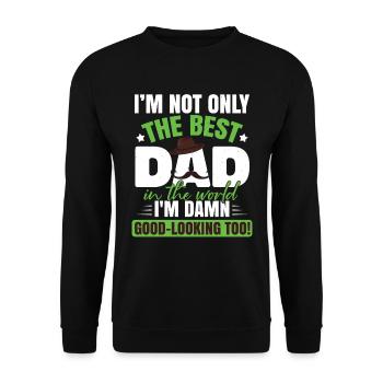 Je ne suis pas seulement le meilleur père du monde - Sweat-shirt Unisexe - noir - Devant - Alina (178cm) & Michal (187cm)
