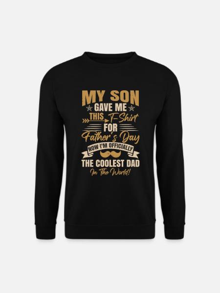 Father's Day Coolest Dad - Unisex Sweatshirt - black
