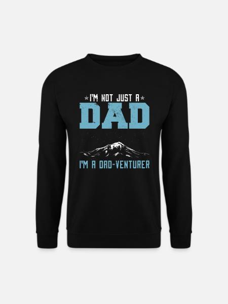 Papa-Aventurier - Sweat-shirt Unisexe - noir