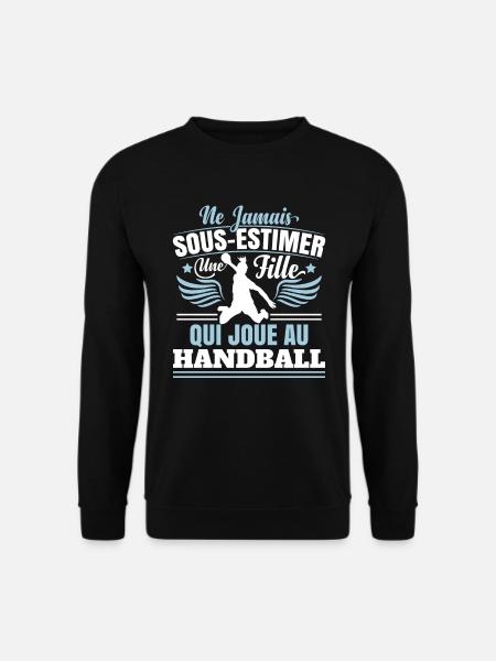 Handball Fille Hand - Sweat-shirt Unisexe - noir