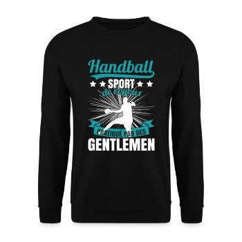 Handball Hommes - Sweat-shirt Unisexe - noir - Devant - Alina (178cm) & Michal (187cm)