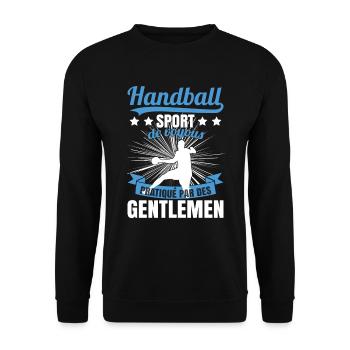 Sport De Voyous Pratiqué Par Des Gentlemen - Sweat-shirt Unisexe - noir - Devant - Alina (178cm) & Michal (187cm)