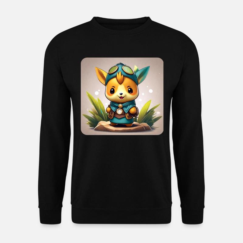 Süßer kleiner Quokka - Unisex Pullover - Schwarz