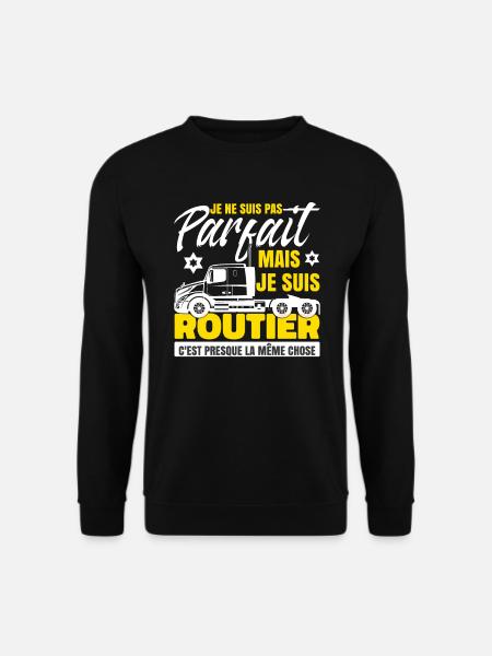 Papa Routier - Sweat-shirt Unisexe - noir