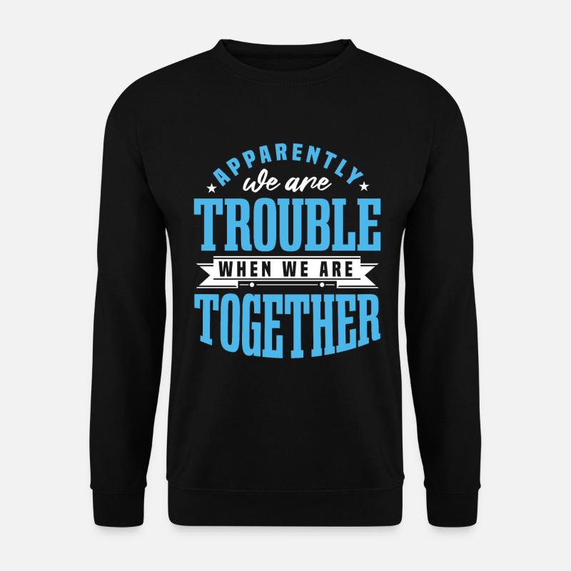 Lustige Mädchen-Reise - Unisex Pullover - Schwarz