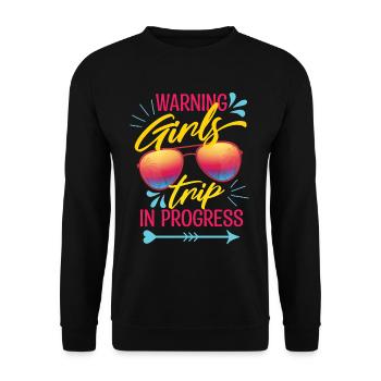Summer Girls Trip Reunion - Unisex Sweatshirt - black - Front - Alina (178cm) & Michal (187cm)