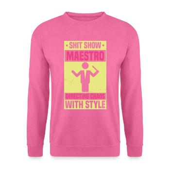 Lustiger Manager Chor Scheiße Show Maestro - Unisex Pullover - Pink - Vorne