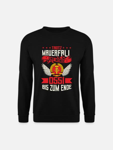 Ostblock Heimatliebe DDR Sprüche & Geschenke - Unisex Pullover - Schwarz