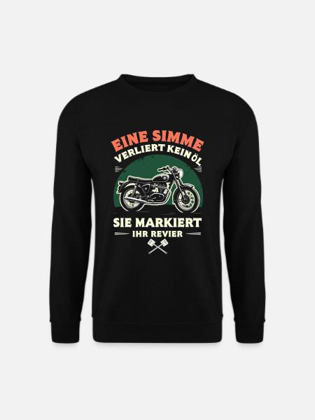 Simson DDR Moped Simson fan s51 ddr - Unisex Pullover - Schwarz