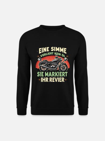 Simson DDR Moped Simson fan s51 ddr - Unisex Pullover - Schwarz