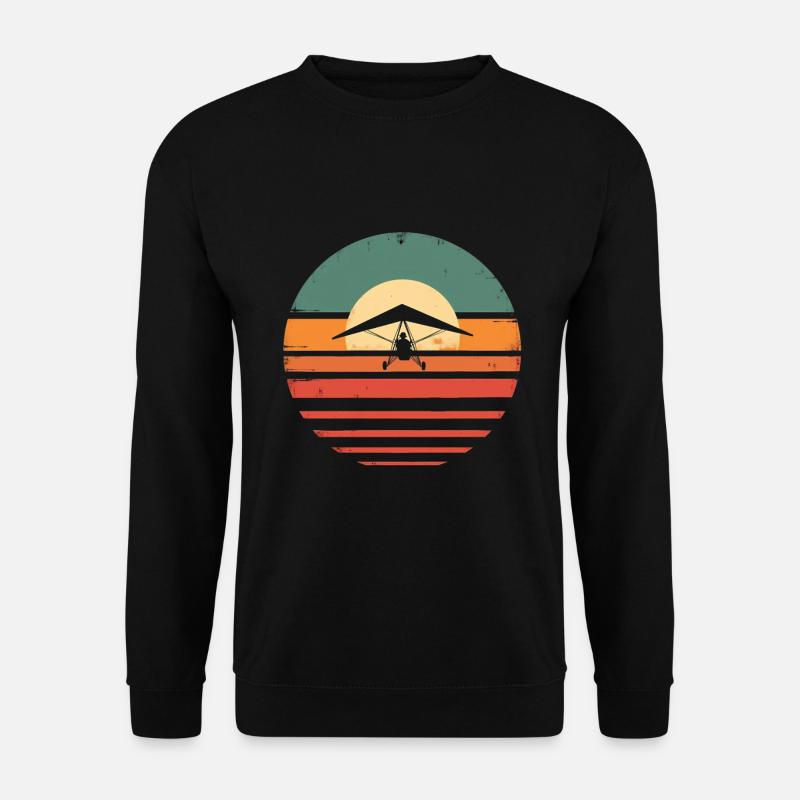 Oldtimer Hängegleiter - Unisex Pullover - Schwarz
