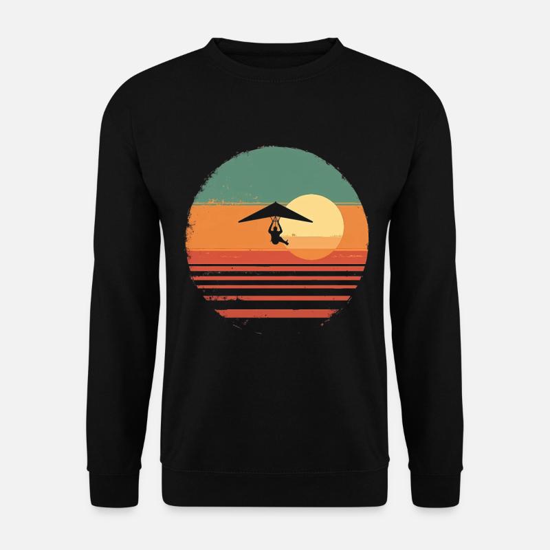 Oldtimer-Hängegleiter - Unisex Pullover - Schwarz