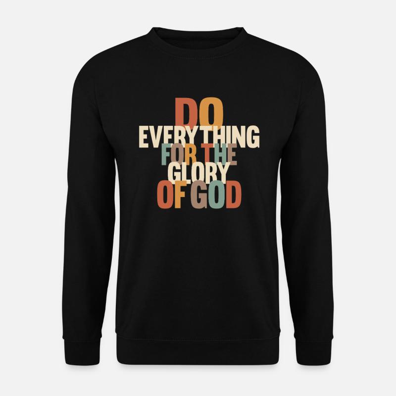 Do Everything for the Glory of God - Unisex Sweatshirt - black