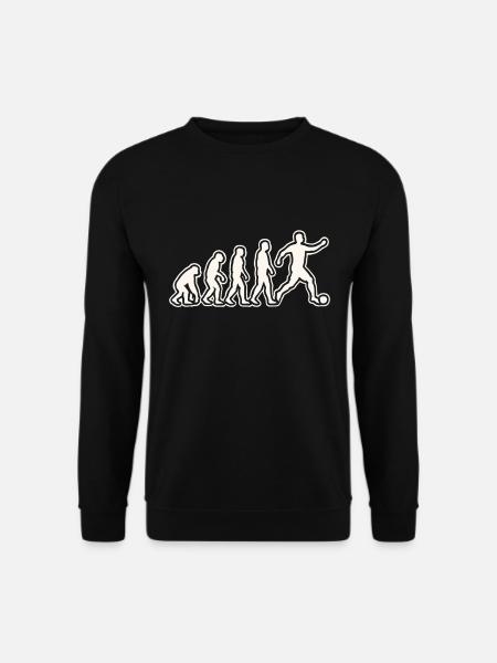 Evolution zum Fußballspieler - Unisex sweater - sort