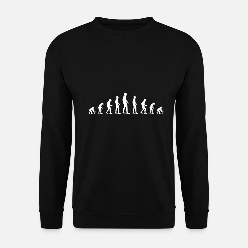 Evolution of human - Unisex Sweatshirt - black