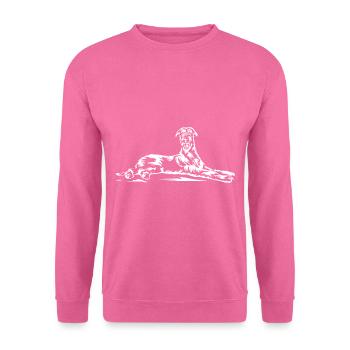 Irischer Wolfshund - Unisex Pullover - Pink - Vorne