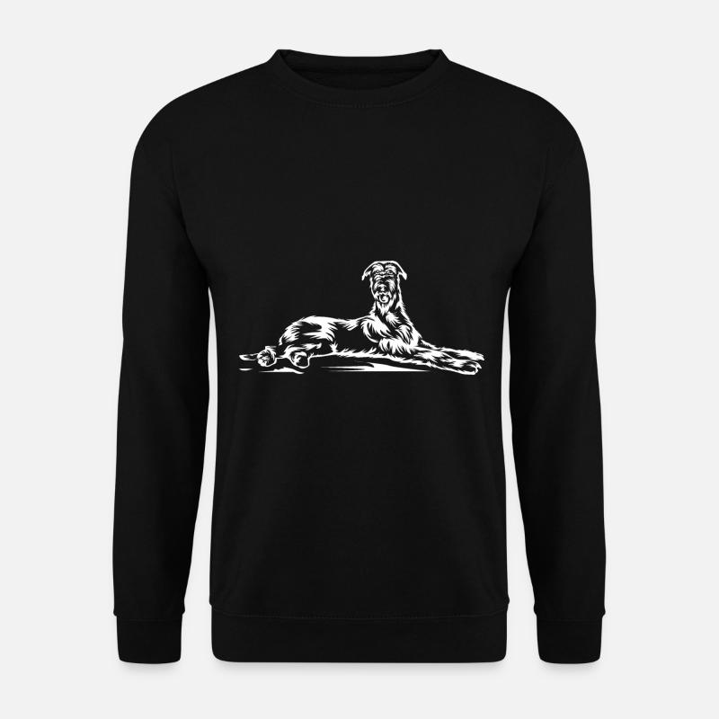 Irischer Wolfshund - Unisex Pullover - Schwarz