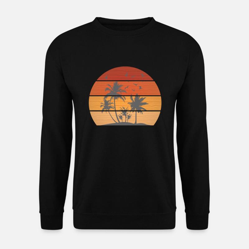 Sommer Surfen - Unisex Pullover - Schwarz