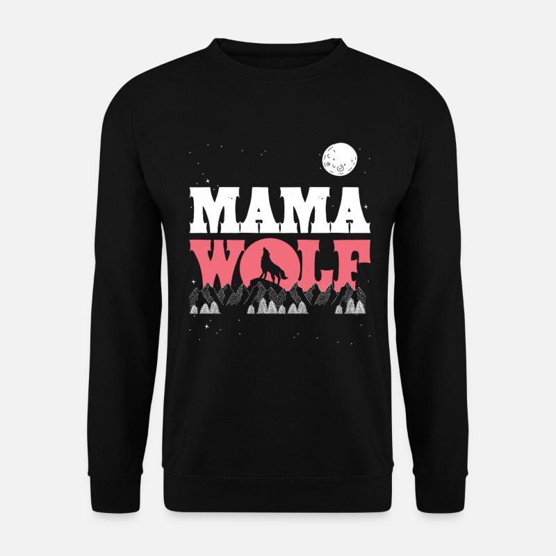 Wolf mother - Unisex Sweatshirt - black