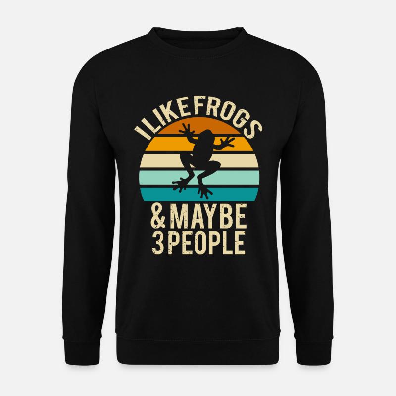Frog - Unisex Sweatshirt - black