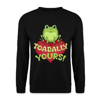 Frosch - Unisex Pullover - Schwarz - Vorne - Alina (178cm) & Michal (187cm)