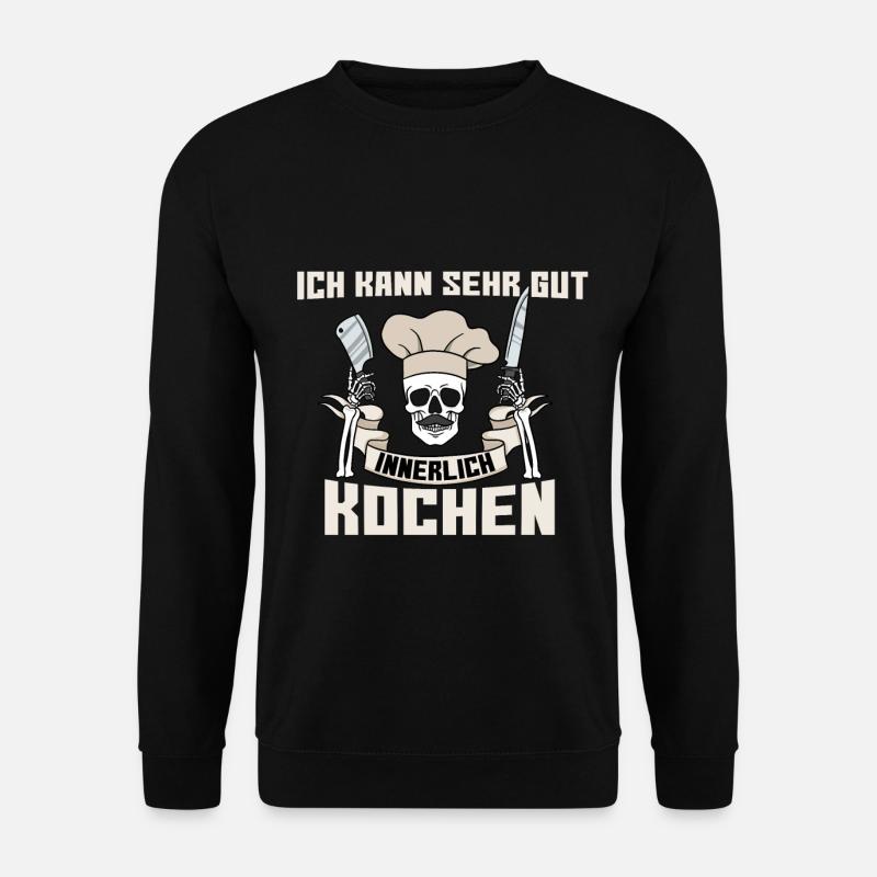 Ich Kann Sehr Gut Innerlich Kochen - Unisex Pullover - Schwarz