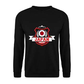 Cadeau de football au Japon - Sweat-shirt Unisexe - noir - Devant - Alina (178cm) & Michal (187cm)