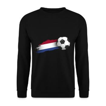 Cadeau de football aux Pays-Bas - Sweat-shirt Unisexe - noir - Devant - Alina (178cm) & Michal (187cm)