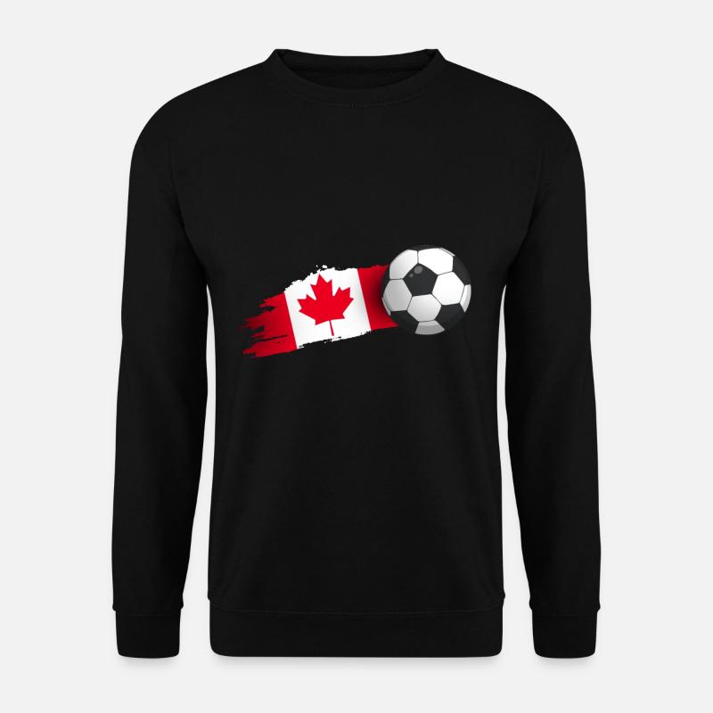 Kanada-fußball-geschenk - Unisex Pullover - Schwarz
