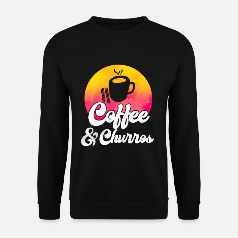 Churro Geschenk Mexico Essen - Unisex Pullover - Schwarz