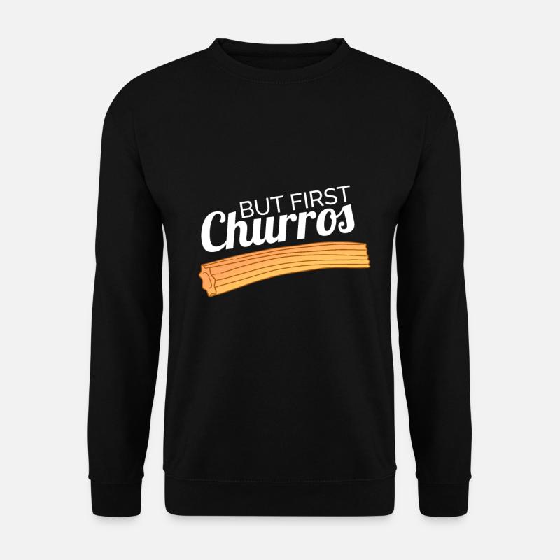 Churro Geschenk Mexico Essen - Unisex Pullover - Schwarz