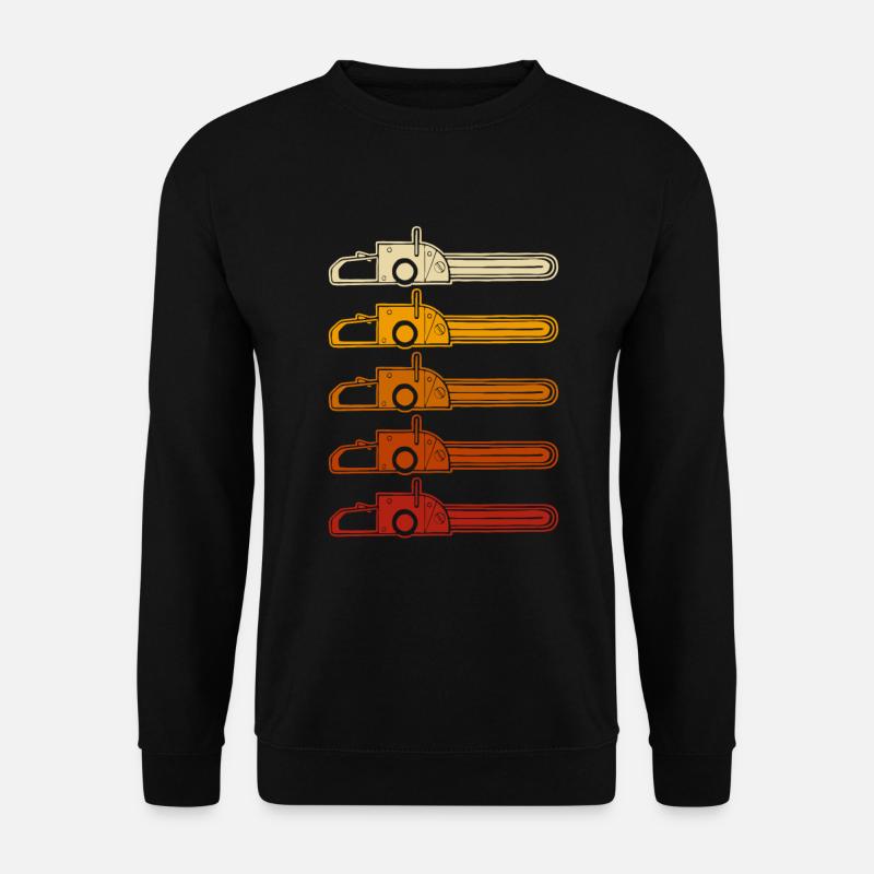 Chainsaw Retro - Unisex Sweatshirt - black