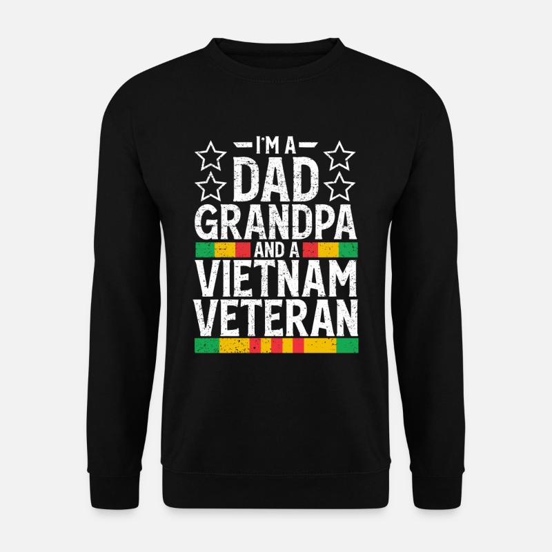 Vietnam Veteran - Unisex Sweatshirt - black