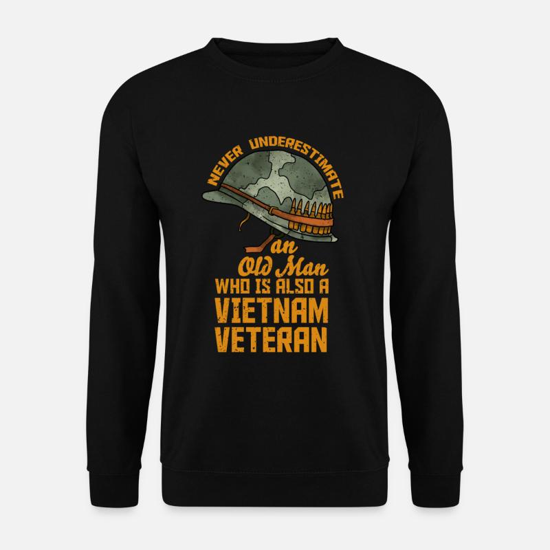 Vietnam Veteran - Unisex Pullover - Schwarz
