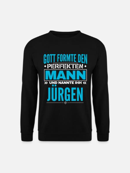Jürgen Name Design - Unisex Pullover - Schwarz