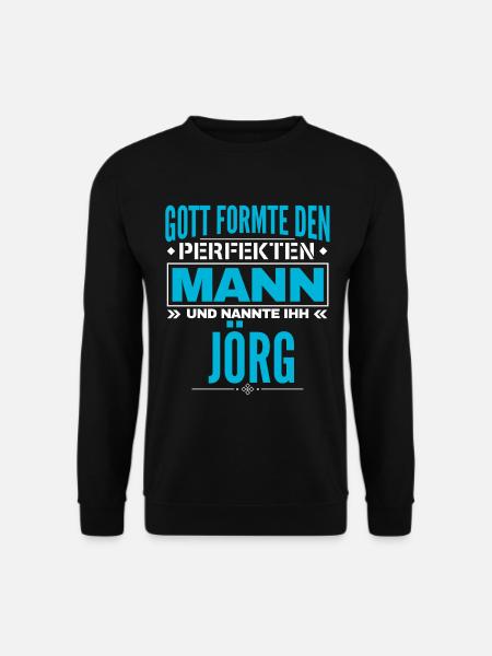 Jörg Name Design - Unisex Pullover - Schwarz