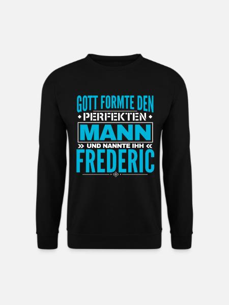 Frederic Name Design - Unisex Pullover - Schwarz