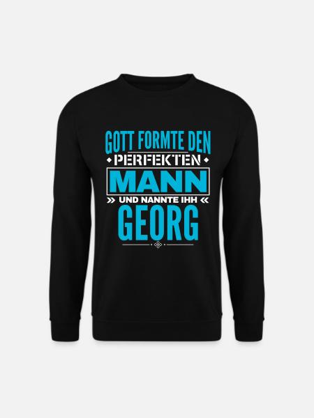 Georg Name Design - Unisex Pullover - Schwarz