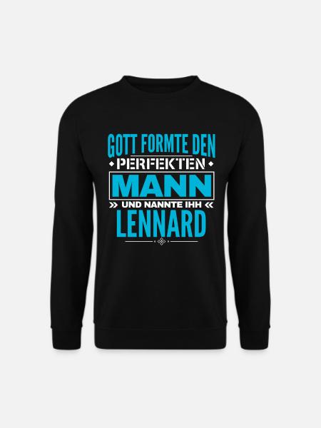 Lennard Name Design - Unisex Pullover - Schwarz