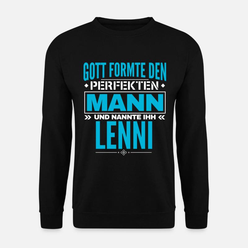 Lenni Name Design - Unisex Pullover - Schwarz