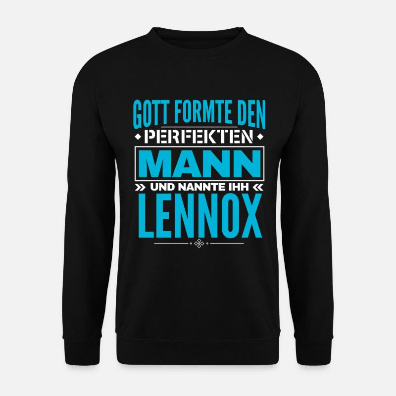 Lennox Name Design - Unisex Pullover - Schwarz