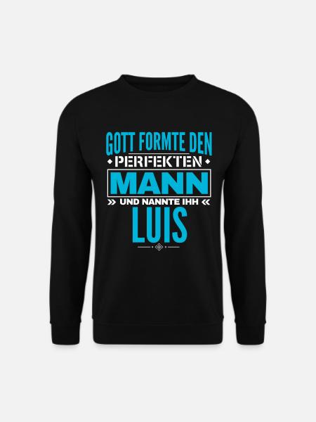 Luis Name Design - Unisex Pullover - Schwarz