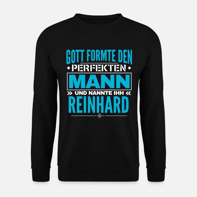 Reinhard Name Design - Unisex Pullover - Schwarz
