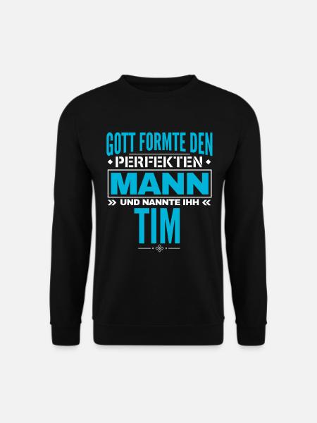 Tim Name Design - Unisex Pullover - Schwarz